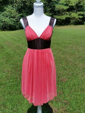 Coral/Brown Semi-Formal Dress – 6